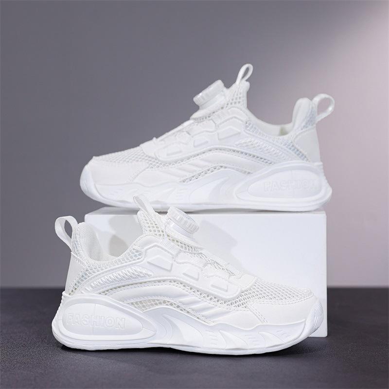 Foreign Trade Shoes Children's Single Net Breathable and Lightweight Summer Boys' Net Shoes Sports Running Shoes Girls' Casual Shoes