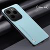 Compatible with INFINIX HoT 70/60, Plain Leather Sound Transmission Note Edge Case.