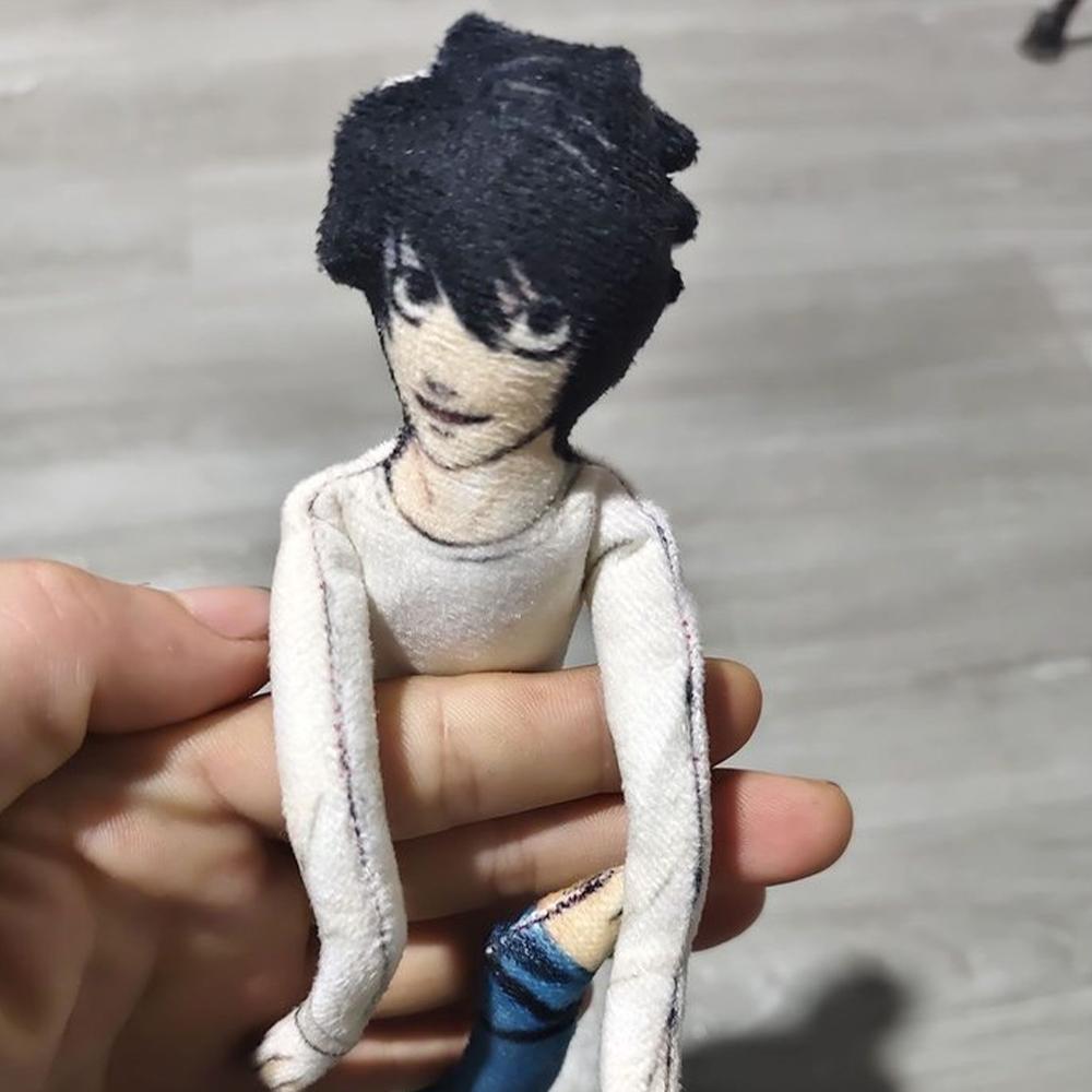 Anime Light Yagami L Plüsch Light Yagami L Plüschtiere Puppe Schlanke Verdrehbare Form Stofftiere Raumdekoration Festivalgeschenk 28cm