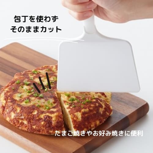 Kevnhaun Silicone Egg Turner, Wide Spatula, Silicone, Designed To Keep Tabletop Clean, Okonomiyaki, Spatula, Turner, Tamagoyaki Turner, KDS.986