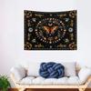 1pc Butterfly, Moon, Flower Tapestry, Plant Flower Bohemian Tapestry, Bedroom Aesthetics Retro Moonphase Starry Sky Tapestry