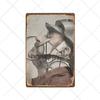 Segni Metallici Bici Vintage Poster Retro Bici da Ciclismo Decorazione Bar Pub Club Shabby Chic Pittura Artistica da Parete Targhetta 20x30cm