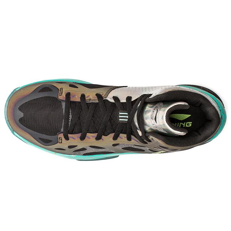 Li Ning SONIC 3 Fabric Cushioning Rebound Coverage Support Rebound Coverage Support Mid top Basketball Shoes Men's ABAL095-1