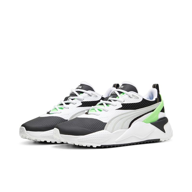 Puma GS-X Efekt Mid Golf Shoes Men Golf Shoes Black Green 37920704