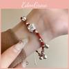 Retro Bell Lotus Bracelet Handwoven For Women And Men Artistic Jewelry