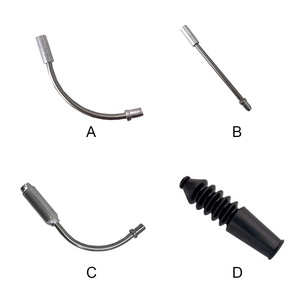 10 Pieces Bike V Brake Noodles Lightweight Wear-resistant Excellent Protection Adjustable Cable Guide Boots Lubricating Oil