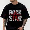 Rockstar Creative Graphic Motorcycle Cotton Casual T-shirts Mens Summer Cycling Sportswear Top Tees 2026