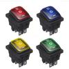 1pc Auto Boot Ein-Aus-Ein 6 Pin 12V LED Licht Rocker Kippschalter Wasserdicht