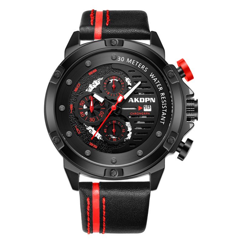 Multifunctional Luminous Sports Chronograph Men's Watch Quartz Watch