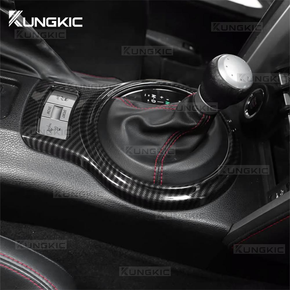For Subaru BRZ Toyota GT 86 2013-2020 ABS Carbon Fiber Style Gear Shift Collar Cover