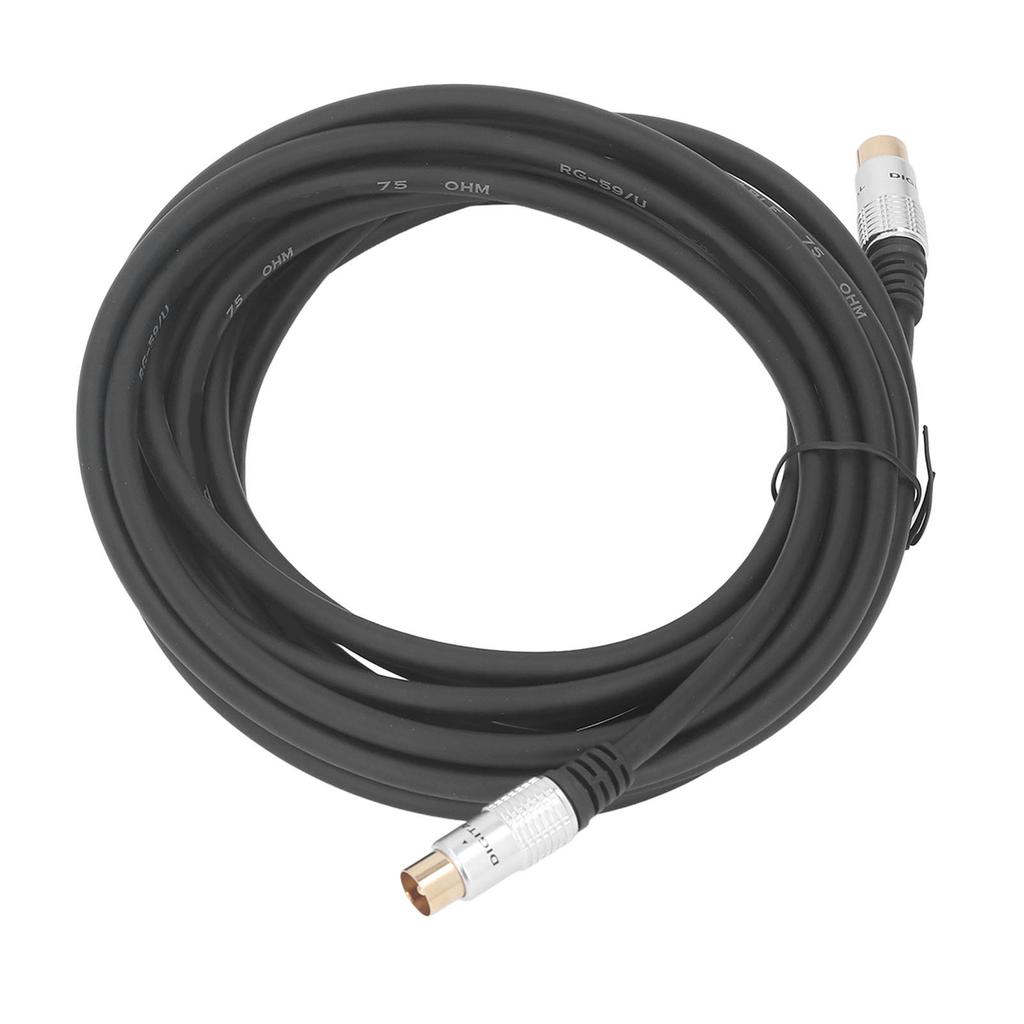 TV9.5MM Male To Female Adapter Cord RG59U Coaxial Closed Circuit Cable for Satellite TV Set Top Box 5 Meter