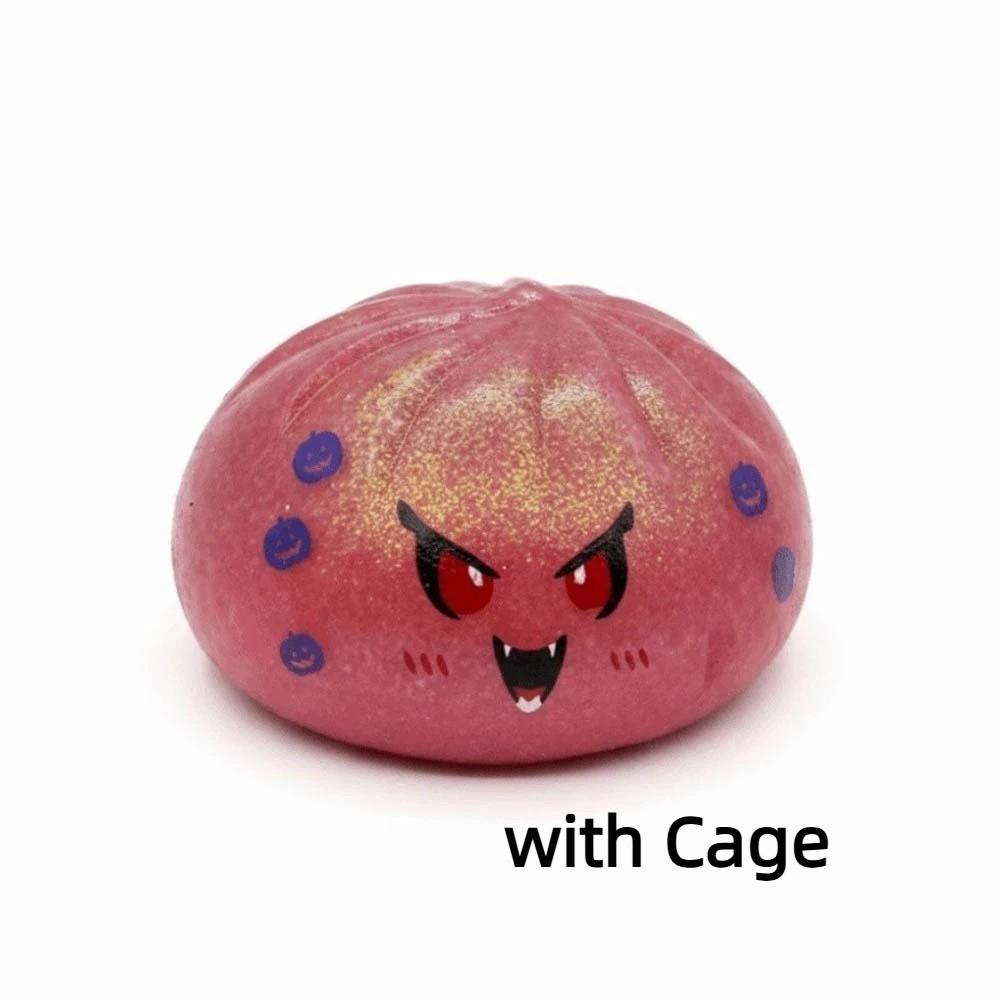 Lightweight Pumpkin Bun Squishy Baozi Spooky Soft TPR Toy Dumpling Squeeze Toy Adults