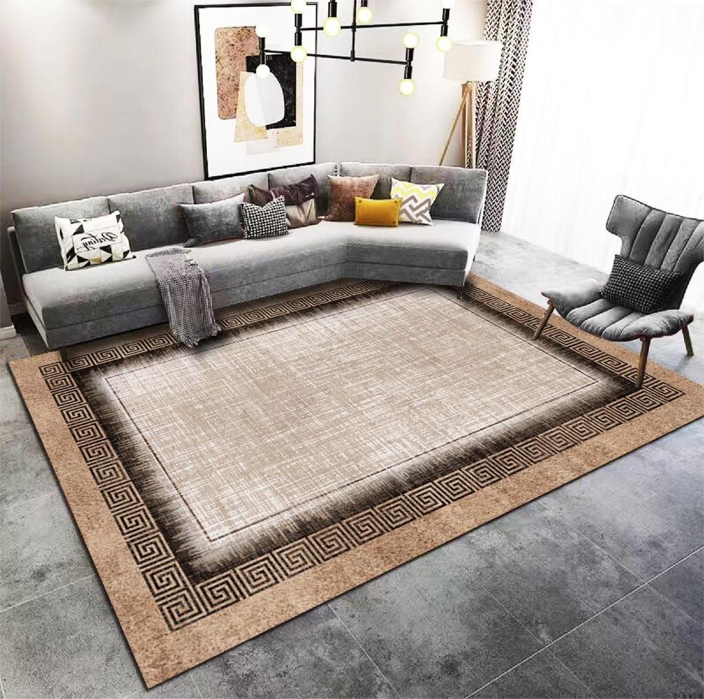 Living Room Carpet Dirt Resistant and Easy To Maintain Bedside Carpet Sofa Coffee Table Large Area Carpet