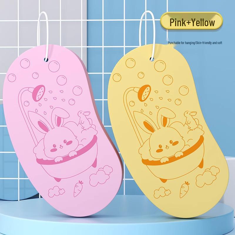 Soft Baby Bath Sponge Towel - Gentle On Skin for Kids & Women