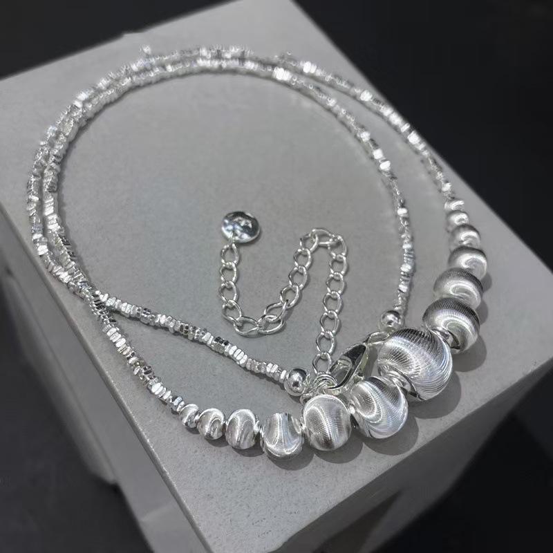 Gradual Change Cat Eye Chip Necklace Light Luxury Trendy Advanced Women Choker