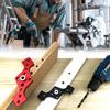 Holzbearbeitung 6/8/10mm Vertikales Taschenloch-Bohrschablone Selbstzentrierender Dübelbohrführung Stift-Befestigung Gleitende Bohr-Stanzführung Set