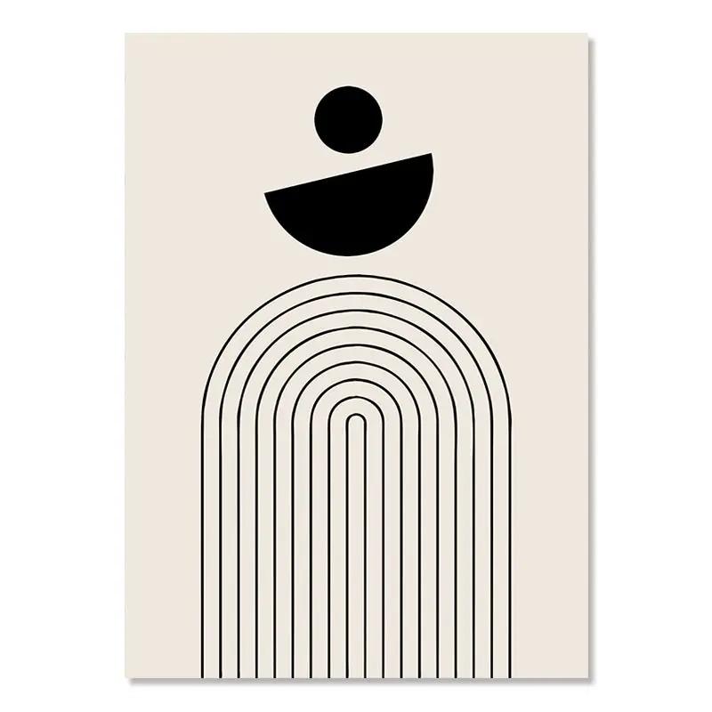 

Геометрический лист радуга абстракция бохо холст принты богемия линия постер скандинавская комната настенная эстетика искусство живопись для домашнего декора 21cm×30cm NoFrame