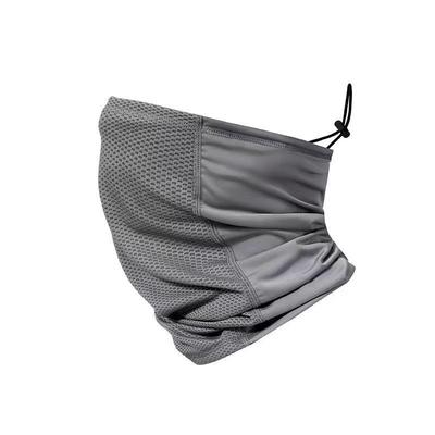 New Style Ice Silk Mesh Breathable Cycling Neck Gaiter with Elastic Ear Loops