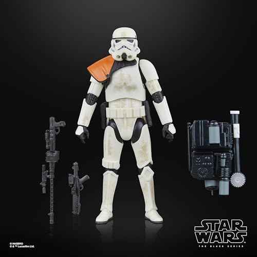 Hasbro Star Wars Black Series Sandtrooper, Star Wars: A New Hope (Episode IV) Premium 15cm Collectible Action Figure G1565, Authentic