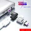 PD100W Magnetic Elbow Adapter: Multifunctional USB-C Converter for MacBook and Laptops