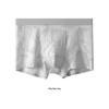Luxury Mid-Waist Men's Breathable Antibacterial Cotton Boxer Briefs with Seamless Design