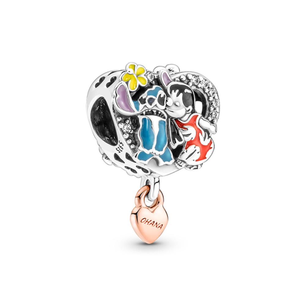 Hot Sell MINISO Disney 925 Silver Animals Mobilization Charms Beads Hot Original Bracelet Trinkets DIY Jewelry Women