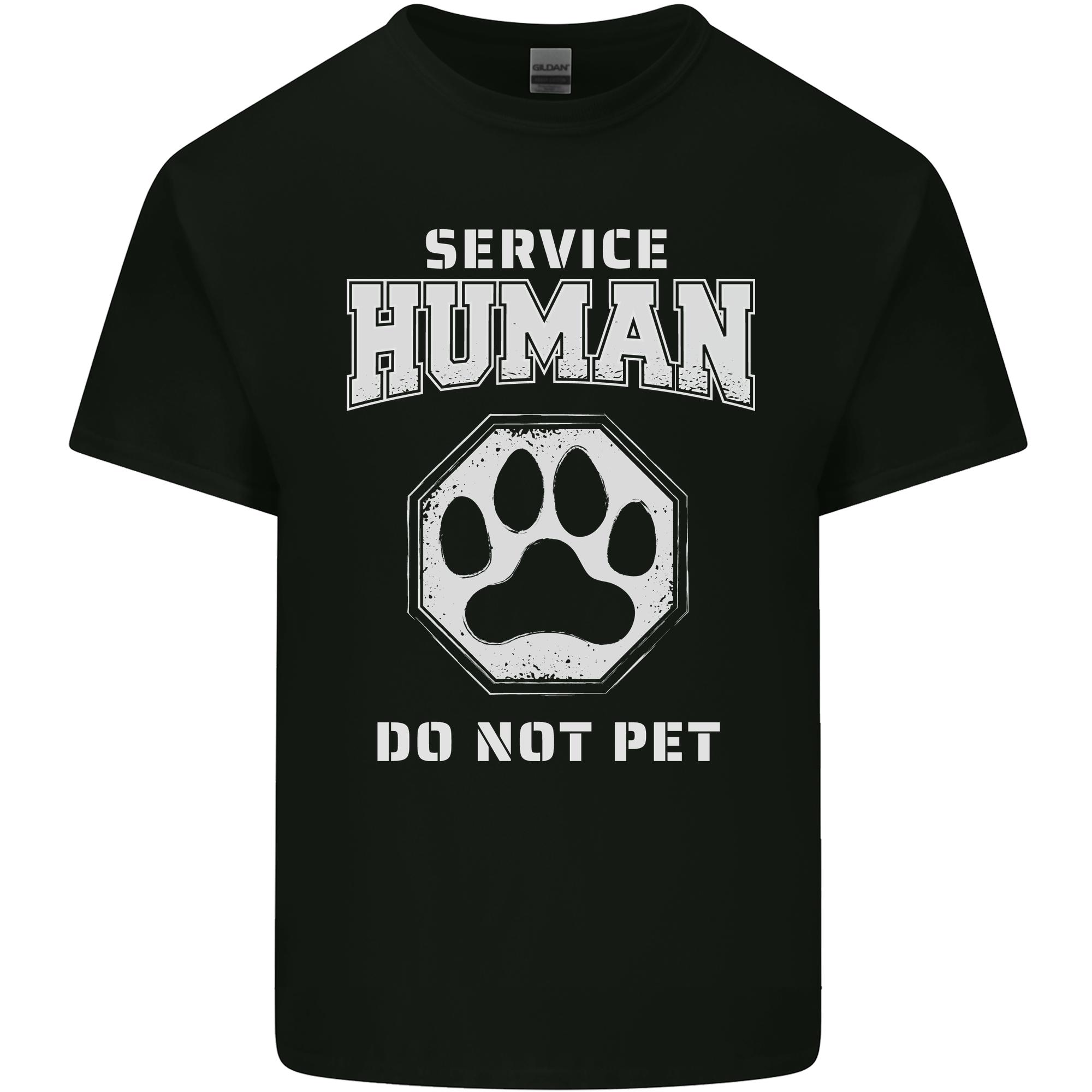 Service HuUnisex Do Not Pet Funny Dog Unisexs Light Cotton TShirt S