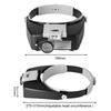 10X LED Magnifying Glasses Illuminated Magnifier Headband Adjustable Head-Mounted Loupe Jewelry Reading Watchmaker Repair Tools