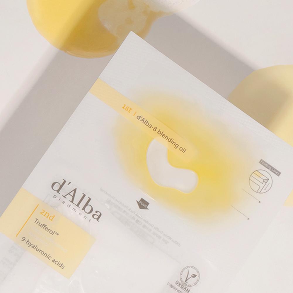 D’Alba White Truffle Double Mask Pack [Odżywczy / Nawilżający] 2 OPAKOWANIA(8 arkuszy)