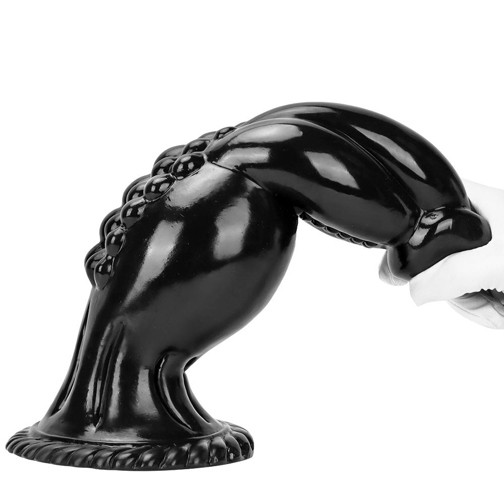 Oversized Butt Plug Shaped Anal Plug Dilator Masturbator Big Black Dildo Sex Toys Fisting  Realistic Penis BDSM