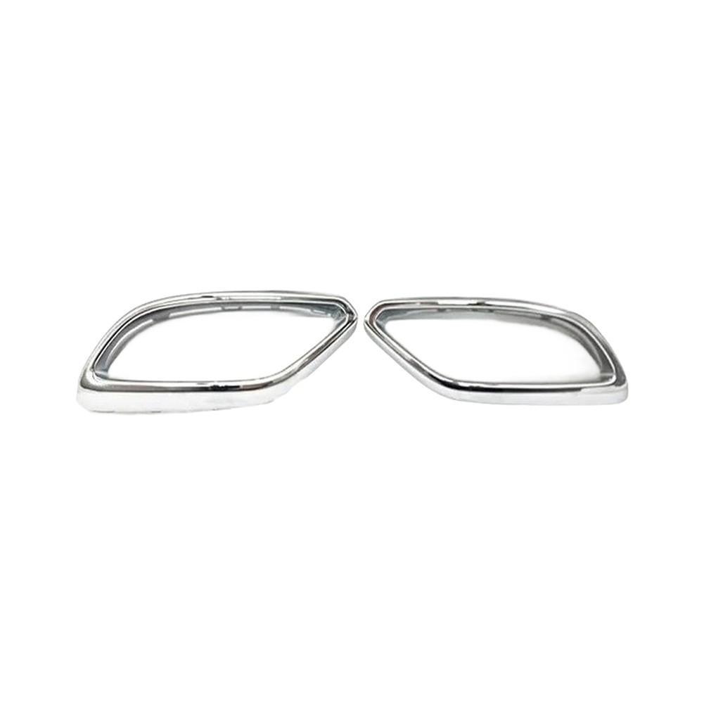 Chrome Tail Throat Trim Frame For Mercedes For Benz GLC Class X254 W254  2024 2025 Rear Bumper Cover Decoration