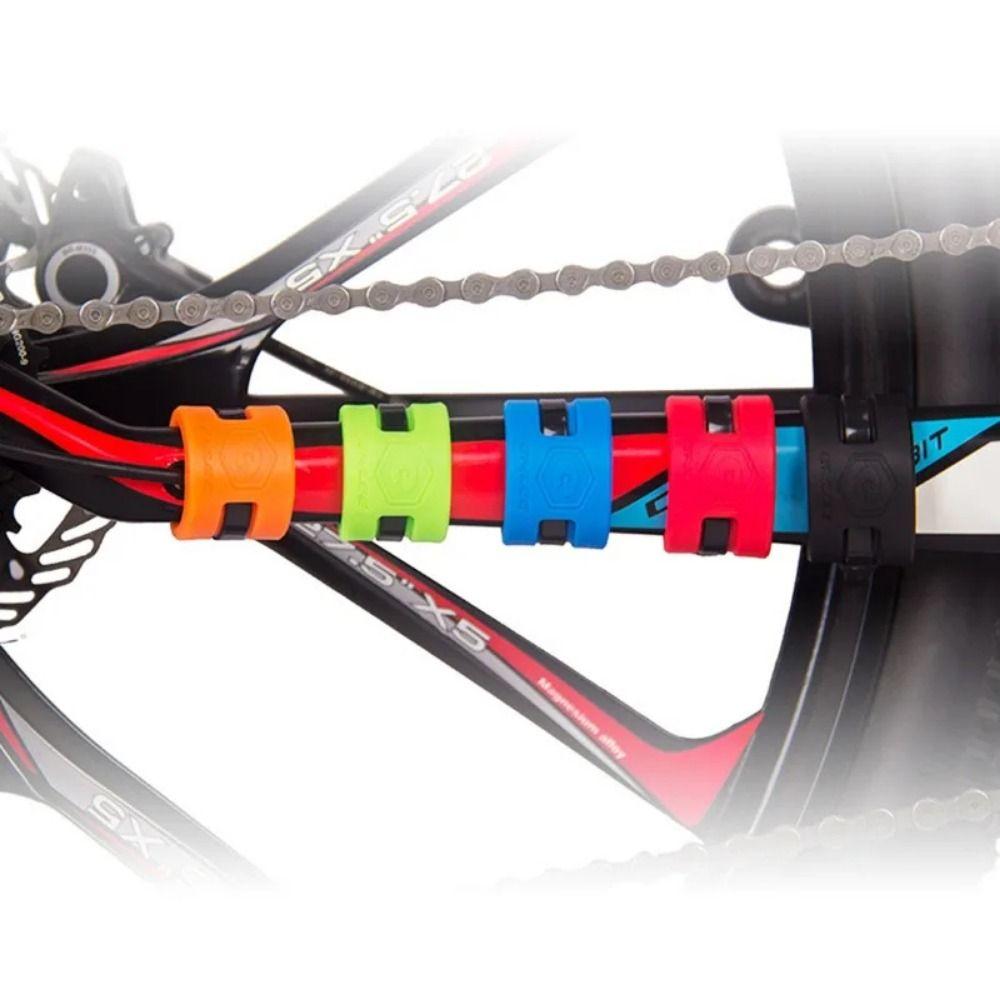 Rubber Bicycle Protective Gear Protective Ring Protection Ring Guard Chain  Folding Bike