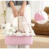 Handheld Storage Basket Woven Picnic Fruit Organizer Household Baby Gift Basket  For Home Decor