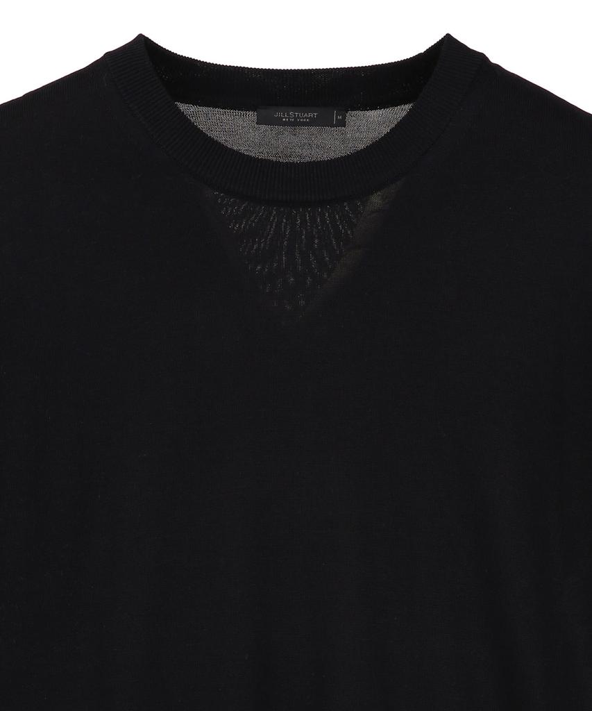 Jilseutyueoteunyuyogmaen Silk Blend Crew Neck Knit - Dark Navy (Jnsw6A103N3)