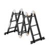Multi-Purpose Folding Ladder 7-in-1 3 Step 12ft with Scaffolding Plank