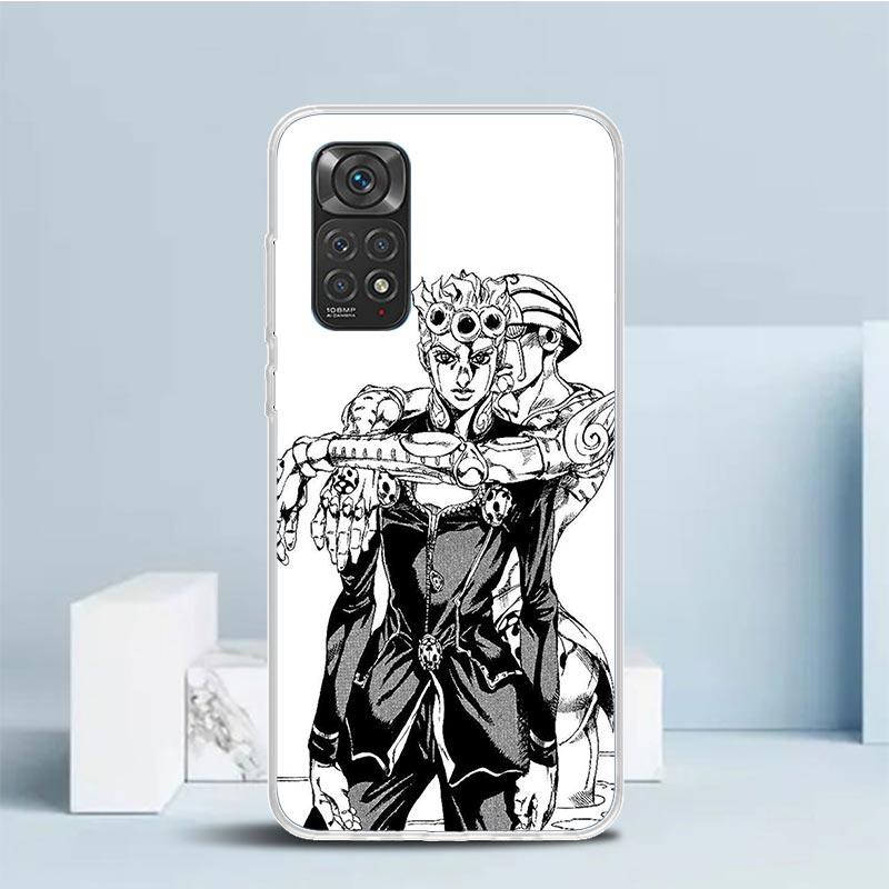 JoJo Bizarre Adventure Phone Case For Xiaomi Redmi Note 15 14 14S 13 12S 12 Pro Plus 11S 11 11T 11E 10S 10 + Soft TPU Back Cover