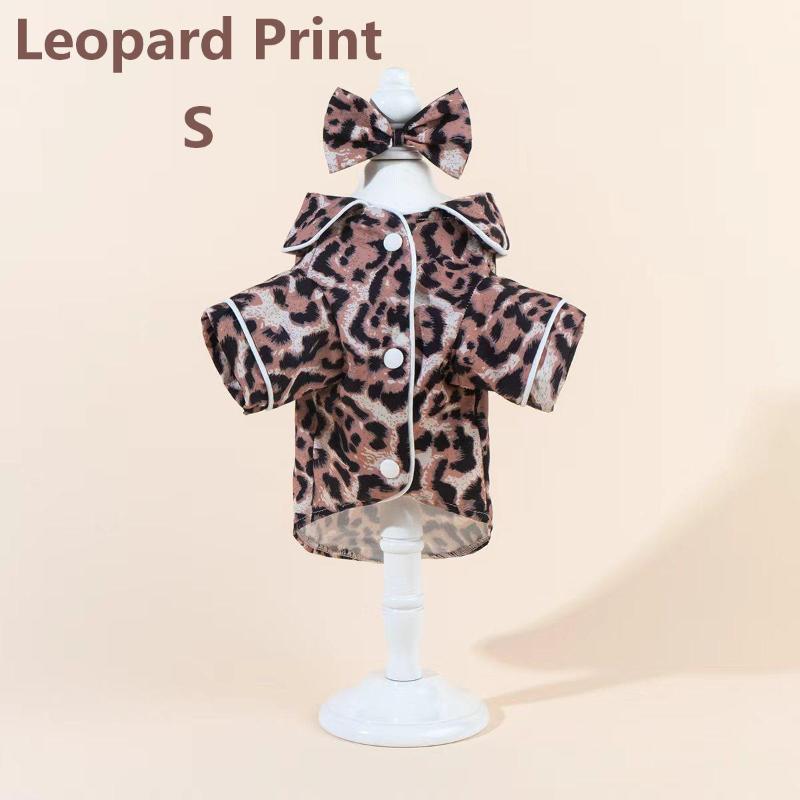 Satin Dog Pajama Set Cute Pet Sleepwear with Matching Bow Headband Soft Outfit for Tiny Puppy Kitten Indoor Wear