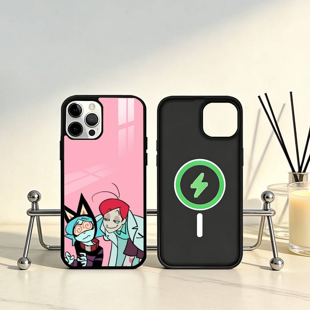 

Anime P-Psychocuties Phone Case For iPhone17,16,15,14,13,12,11 Plus,Pro Max Magnetic For Magsafe Wireless Charging iPhone15PRO