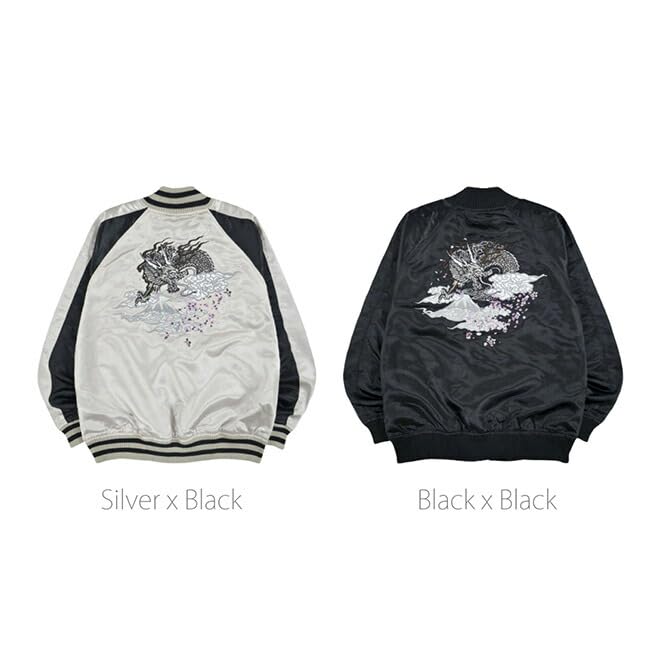 Yoshida Yu Sukajan Jacket with Japanese Dragon Sizes and LL Men's Embroidery, M, L,