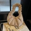 Fashion Soft Chain Buckle Solid Color Crossbody Bag Universal Basic Style Commuter Women's Shoulder Bag