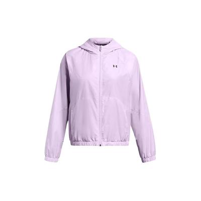 Sportliche Kapuzenjacke mit gedrucktem Logo, Raglanärmeln und langen Ärmeln für Damen, Jacke Lavendel-Lila 1383998-515