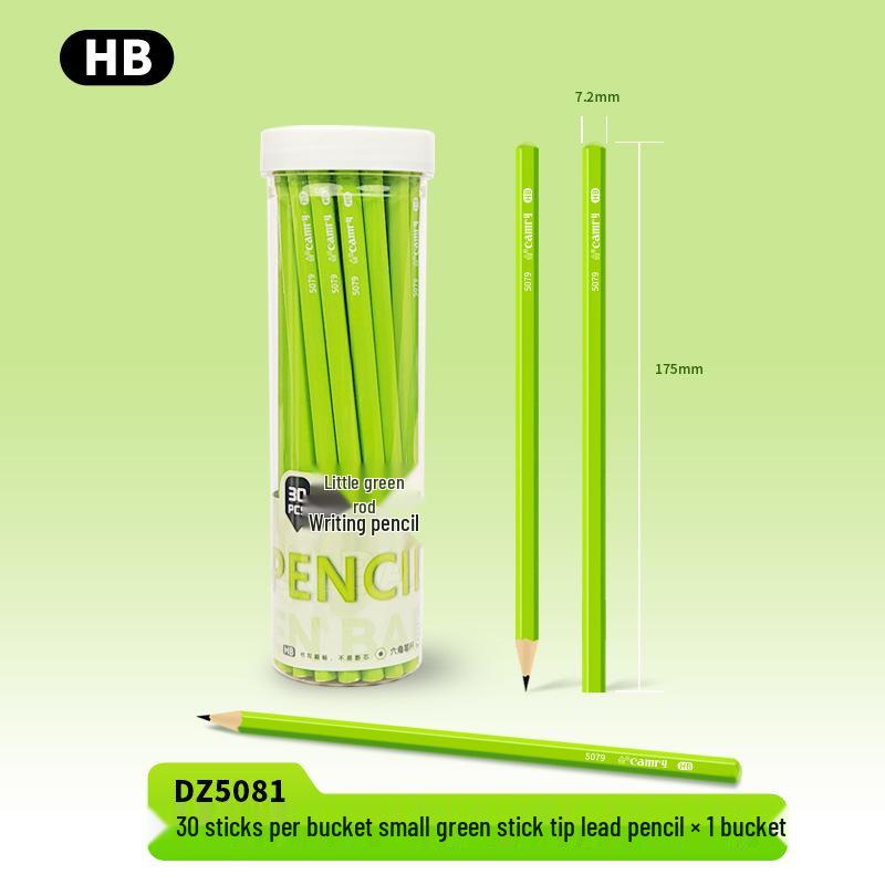 High-End Custom HB2B Green Pencils: Commemorative Logo Sketching Gift Set
