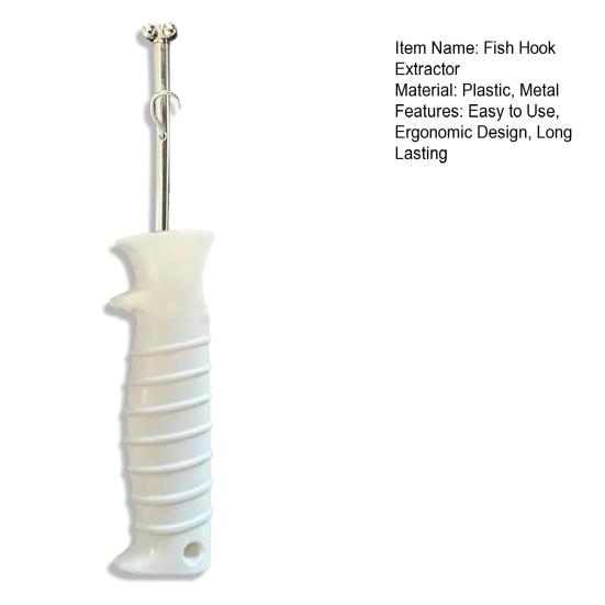 1/2Pcs Quick Release Fishhook Extractor with Protective Sleeve Safe Deep Throat Design Fish Hook Remover Tools