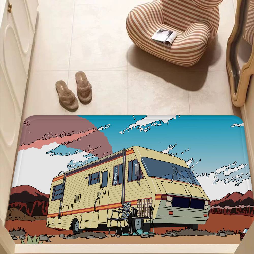 B-Breaking Bad Entrance Door Mat Nordic Style Bedroom Living Room Doormat Home Balcony Anti-Slip Modern Home Decor