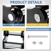 2 Pcs Bucket Ear Replacement for CAT 305 306 Mini Excavators Manganese Steel Bucket Ear Attachment with Pins and Screws