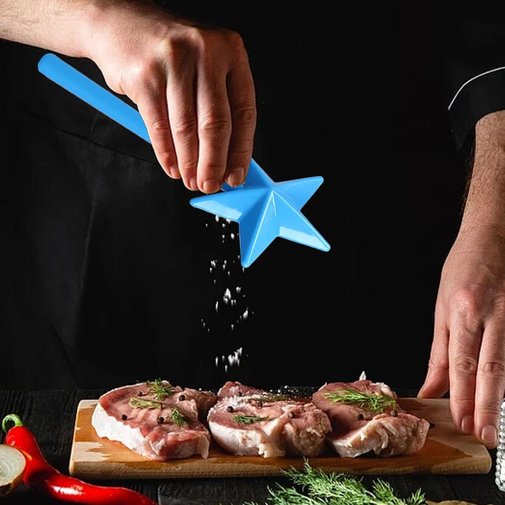 Zout- en peperstrooier Toverstaf ABS 3 Gaten Navulbaar Kruidengereedschap Kruidenstrooier Toverstaf voor Halloween Kerst Keukenaccessoires