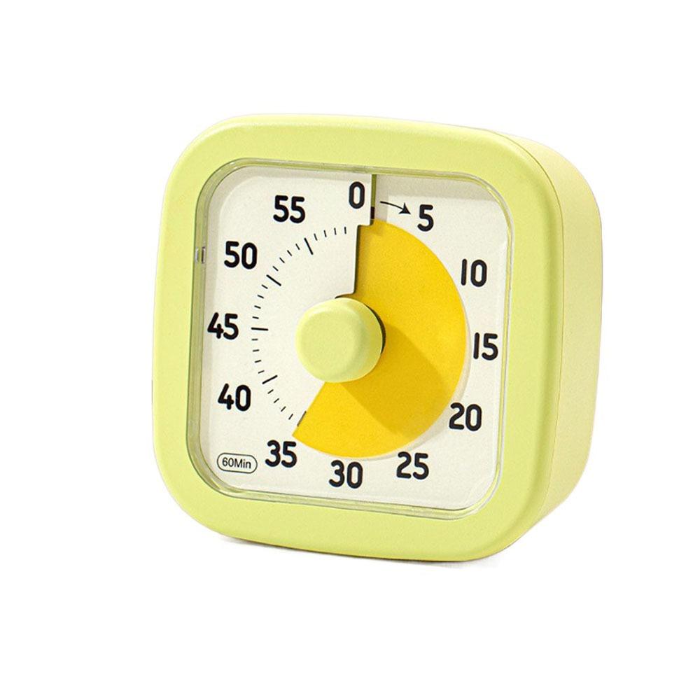 60-Minute Visual Timer Visualization Self-discipline Countdown Timer Square Loud Kitchen Cooking Timer Students Learning