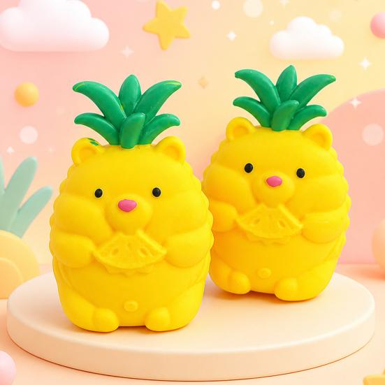 Study Stress Reduction Toy Large Pineapple Ball Slow Rising Fruit Squeeze for Anxiety Relief Strawberry Grape Reliever Banana Corn Carrot