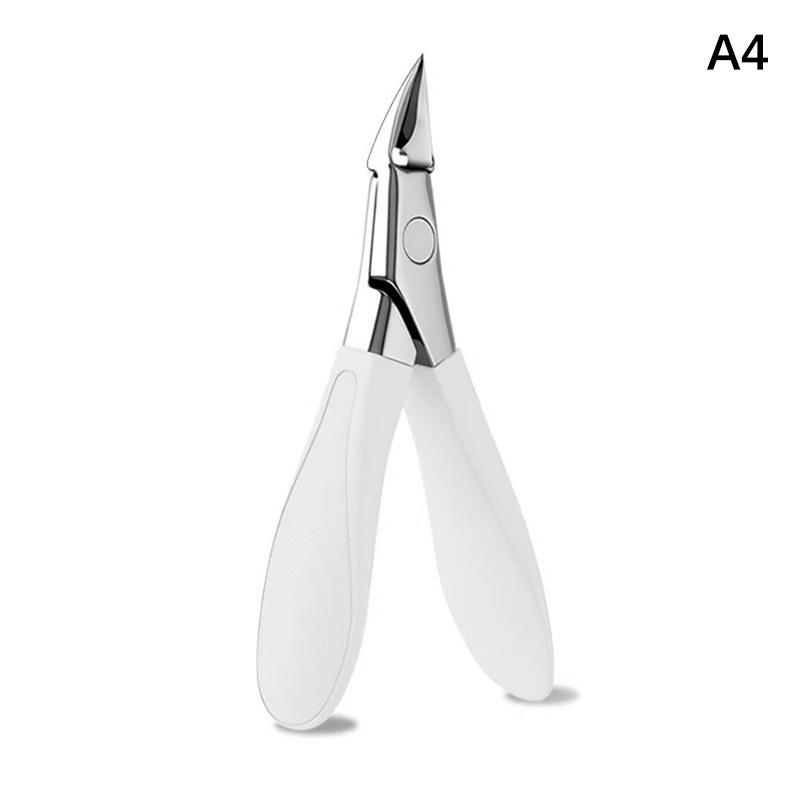 Schräger Spitzer Feder-Nagelknipser Anti-Spritzschutz Eingewachsen Tragbar Hohe Qualität Zehennagel Fingernagel Trimmer Maniküre Werkzeuge