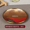 Copper Coaster With Plating Floral Design Heat-Resistant Cup Mat Tea Set Japanese Style